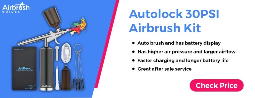 Autolock 30PSI airbrush